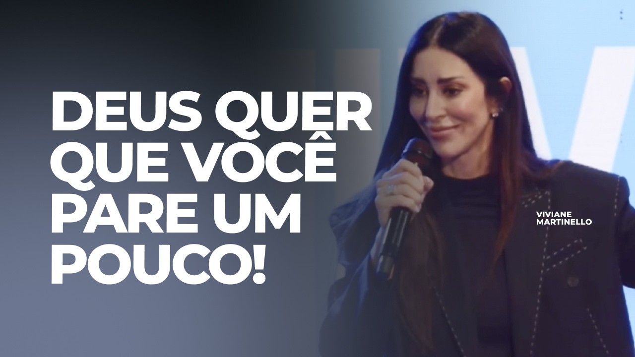 Deus não nos chamou para viver sobrecarregadas | Pra. Viviane Martinello
