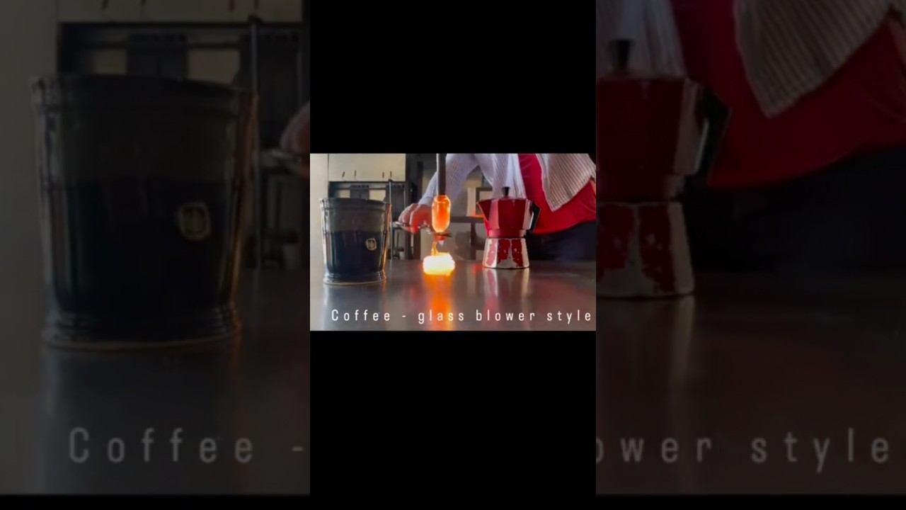 coffee : glass blower style