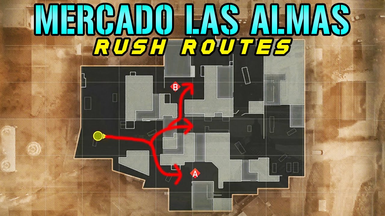 BEST Modern Warfare 2 Search and Destroy Rush Routes on MERCADO! (MWII SnD Tips)