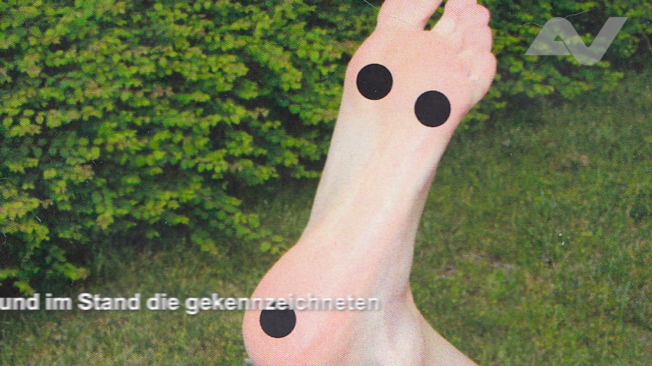 Physiotherapeutische Übung für das Sprunggelenk