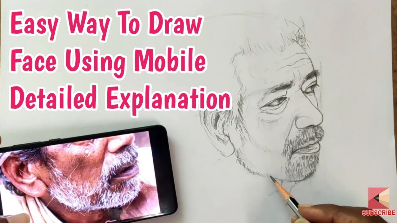 How To Draw Face Tamil Tutorial Video By Kumars Pencilart