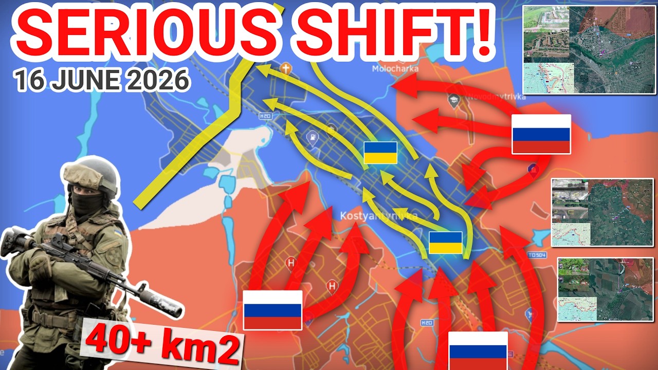 Critical News Coming From Kostyantynivka: Forces Pull Back as 40 KM2 Changes Hands [16 June 2026]
