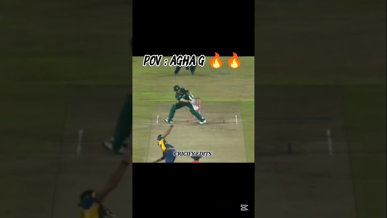SALMAN ALI AGHA | PAK VS SL | POWER HITTER