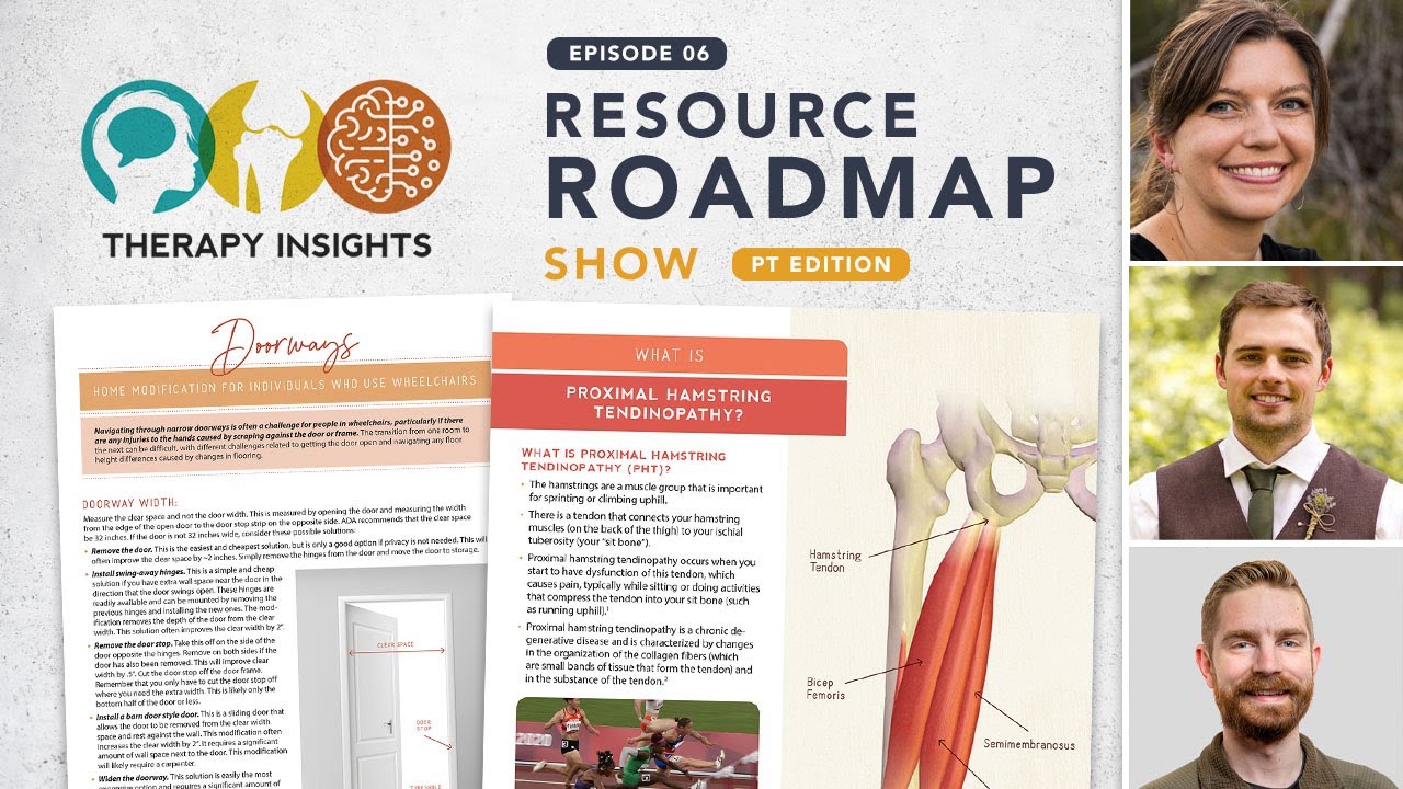 06 - Diagnostic metrics, taping ankle sprains, hamstring tendinopathy, and door mods for w/c use
