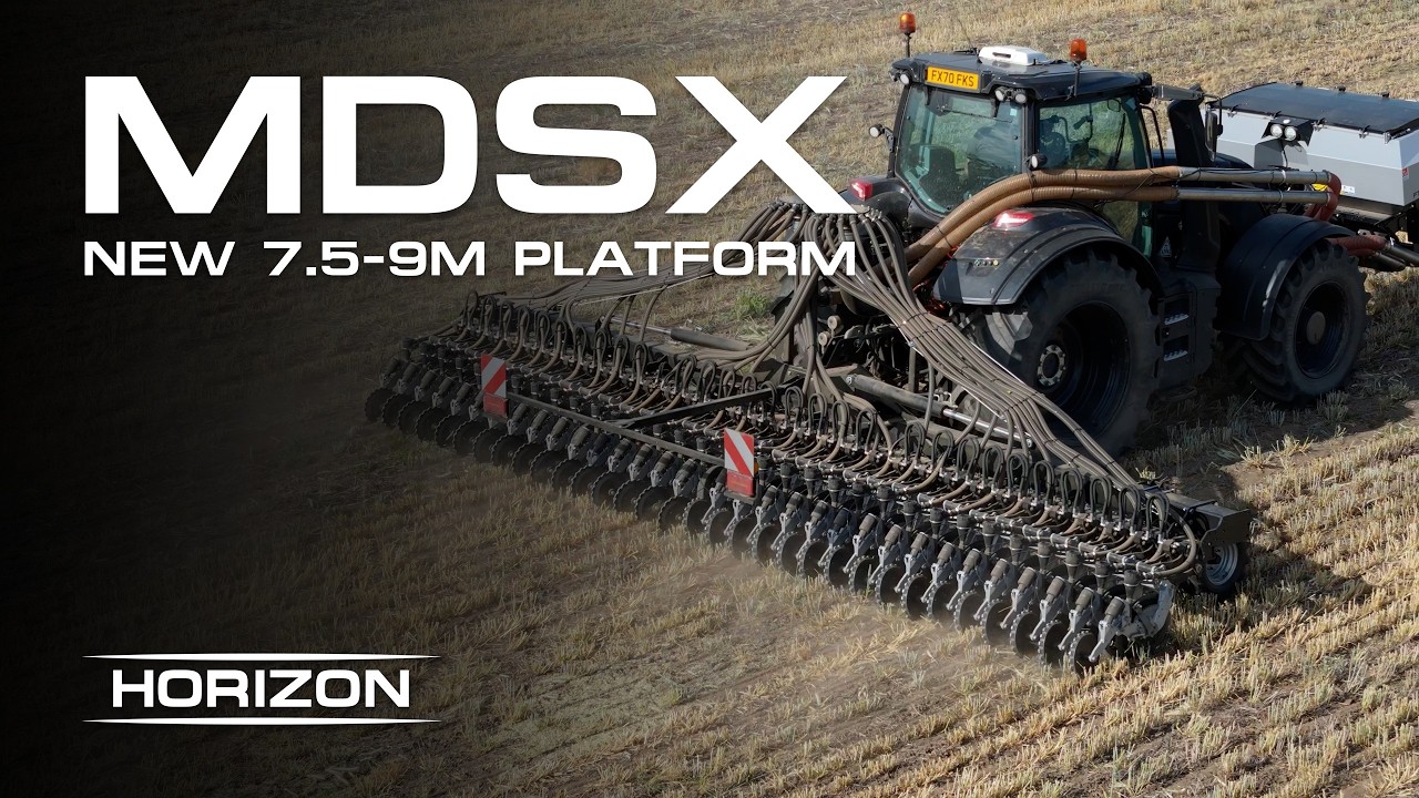 New 7.5m&ndash;9m MDSX Mounted No-Till Drill