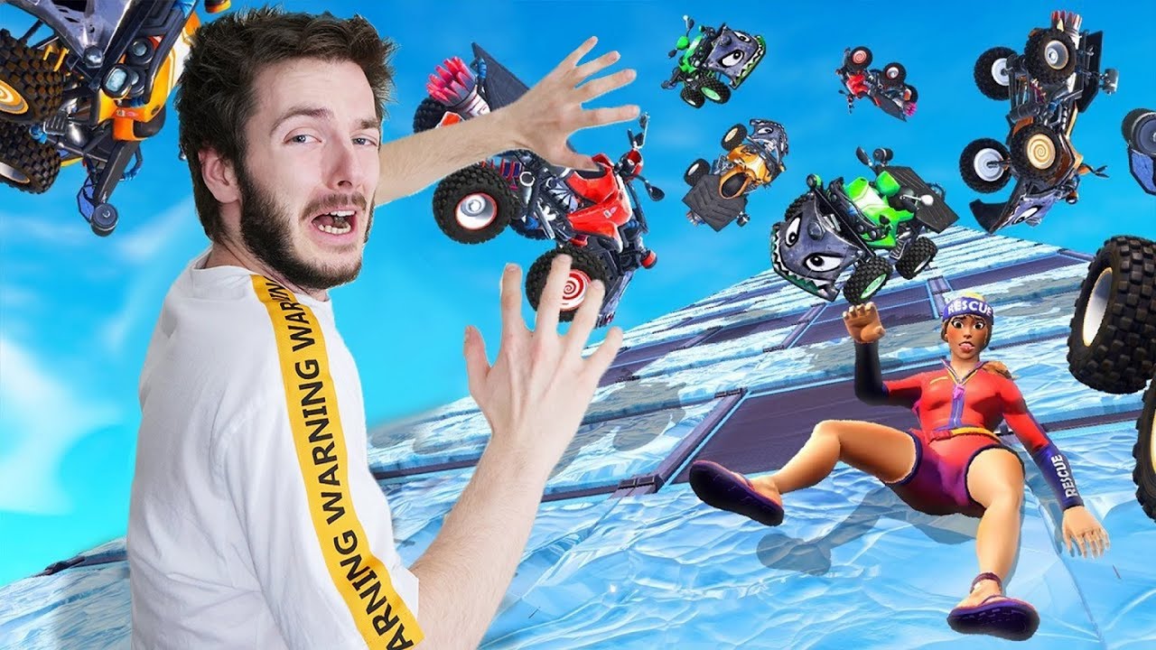 SOPRAVVIVI ALLA VALANGA DI VEICOLI! - Fortnite iNoob