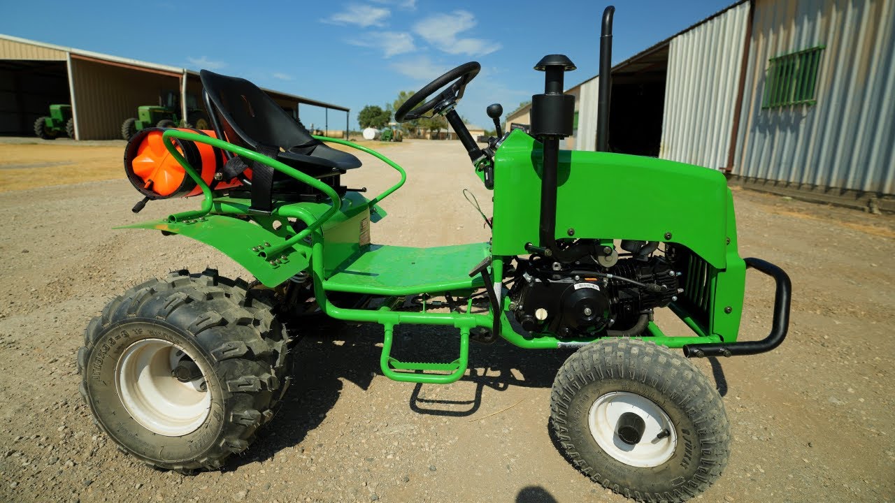 Hudson will love his new tractor