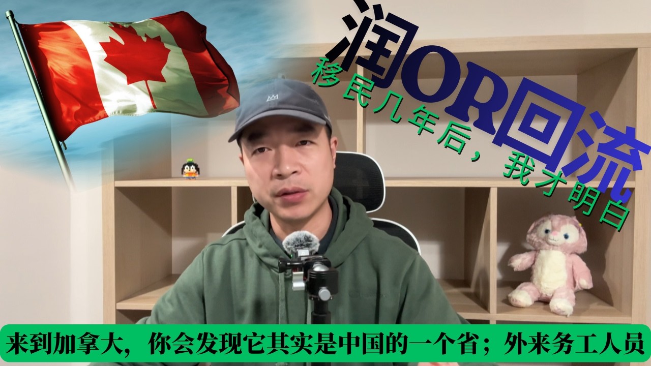 当年拼命“run”的人，为什么开始回流？来到加拿大，你会发现它其实是中国的一个省；活成了跨国版外来务工人员外来务工人员 移民几年后，我才明白