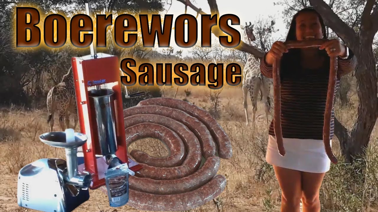 How to make traditional Boerewors (sausage)