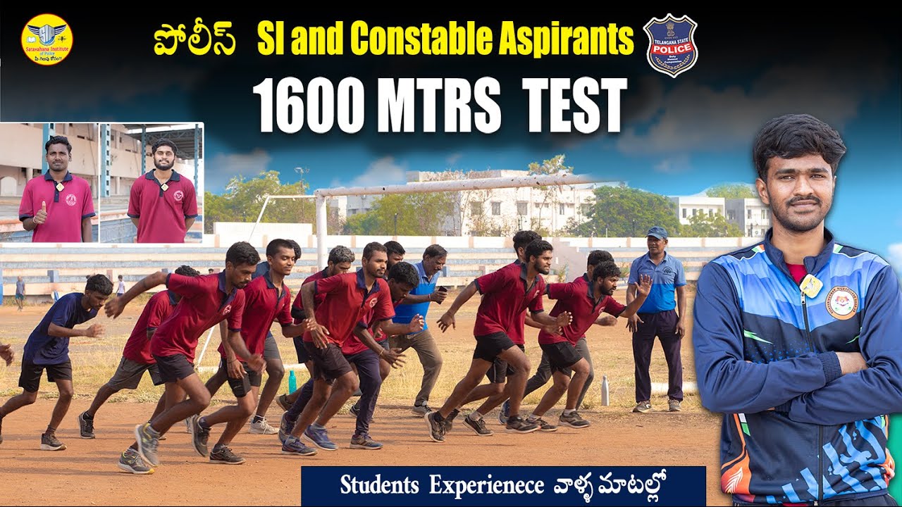 1600mtrs Running For TS Police Constable and SI aspirants 2025 | TS Police Events 2025 | Satavahana