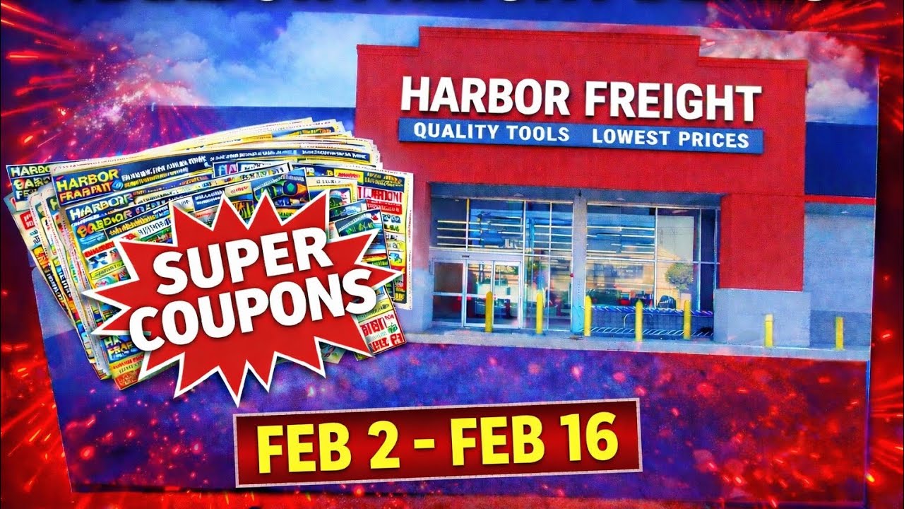 Супервыгодные купоны Harbor Freight (со 2 по 16 февраля) Лучшие предложения и скидки