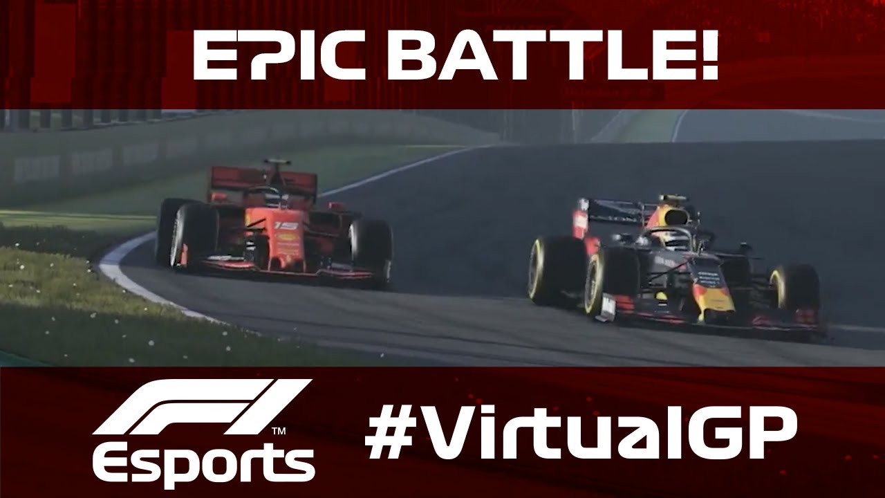 Leclerc And Albon Go Wheel To Wheel | F1 Virtual Grand Prix, Interlagos