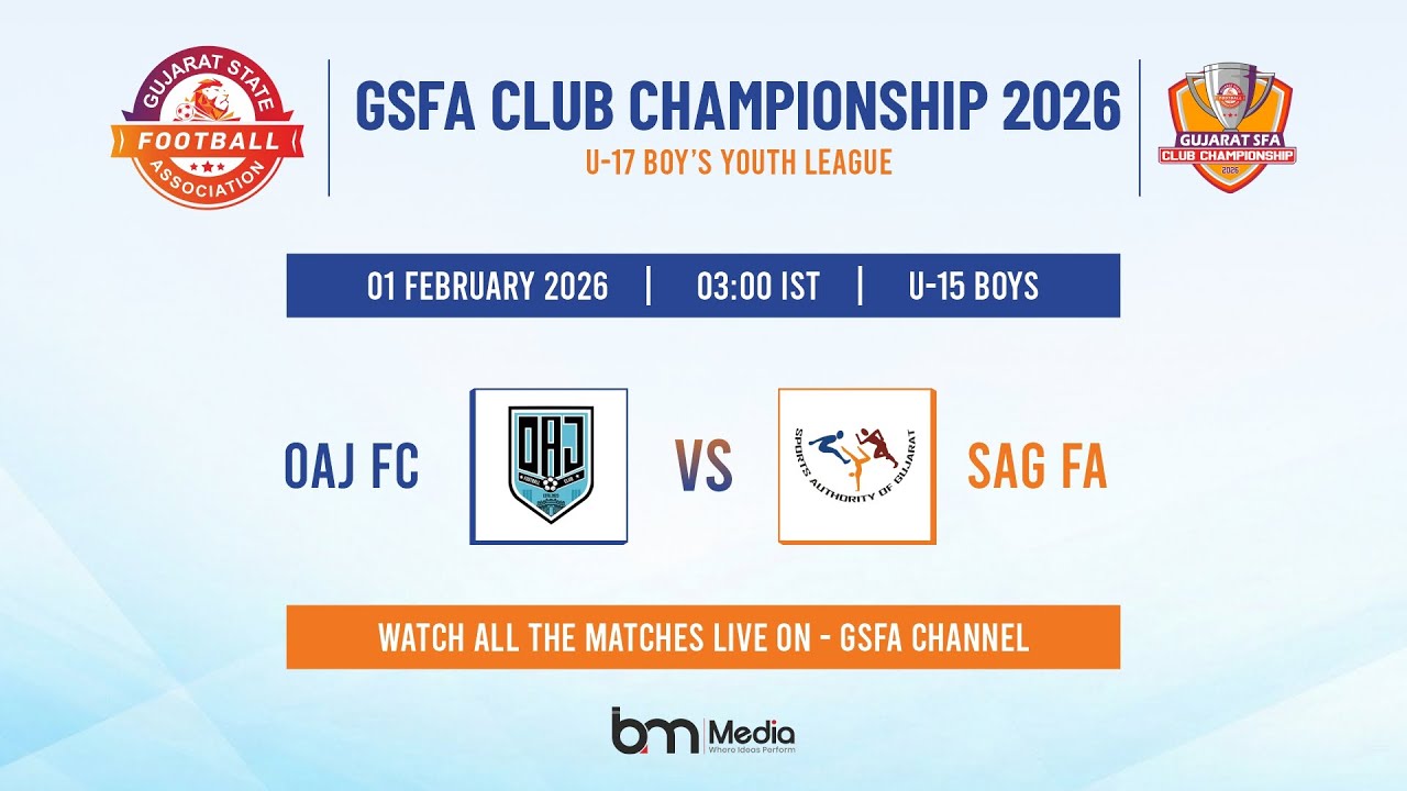 GSFA CLUB CHAMPIONSHIP | OAJ FC VS SAG FA | U15 BOYS YOUTH LEAGUE