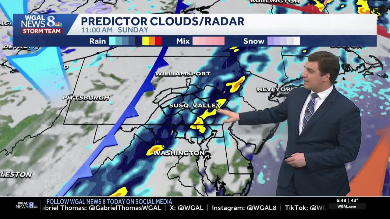 Easter Weekend Rain Chances In South Central Pennsylvania