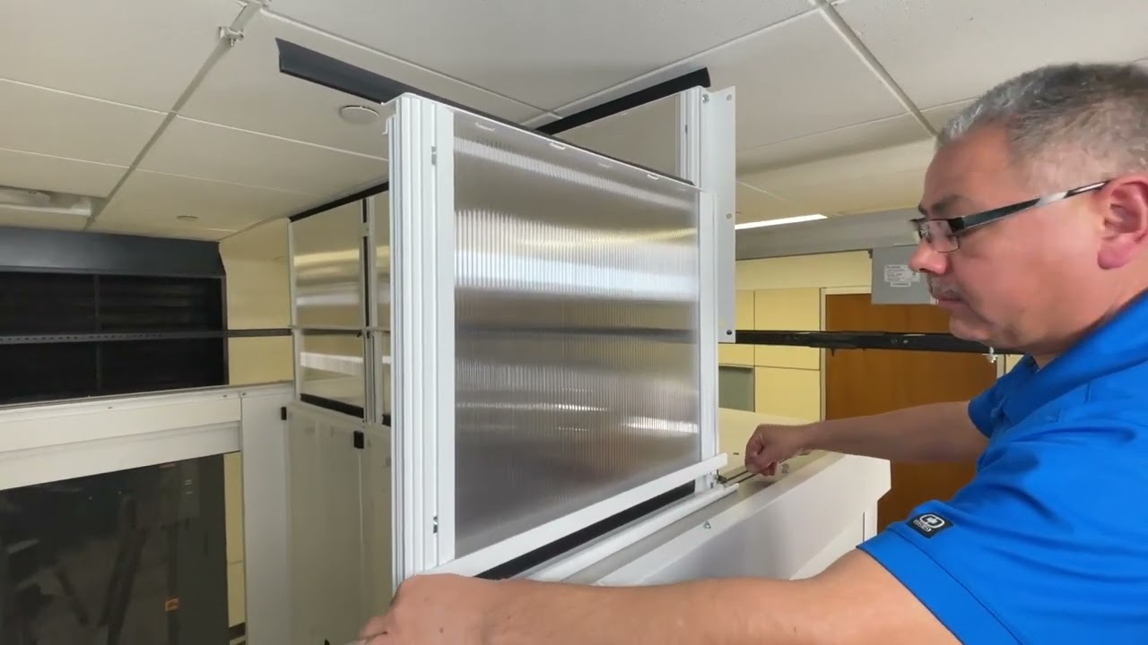Elevate™ Adjustable Containment Solution Hot Aisle Containment Installation