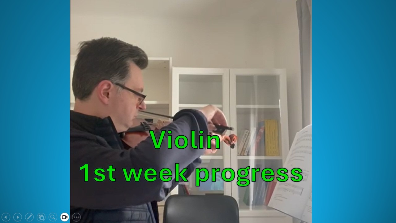 Starting Violin - 1st week review