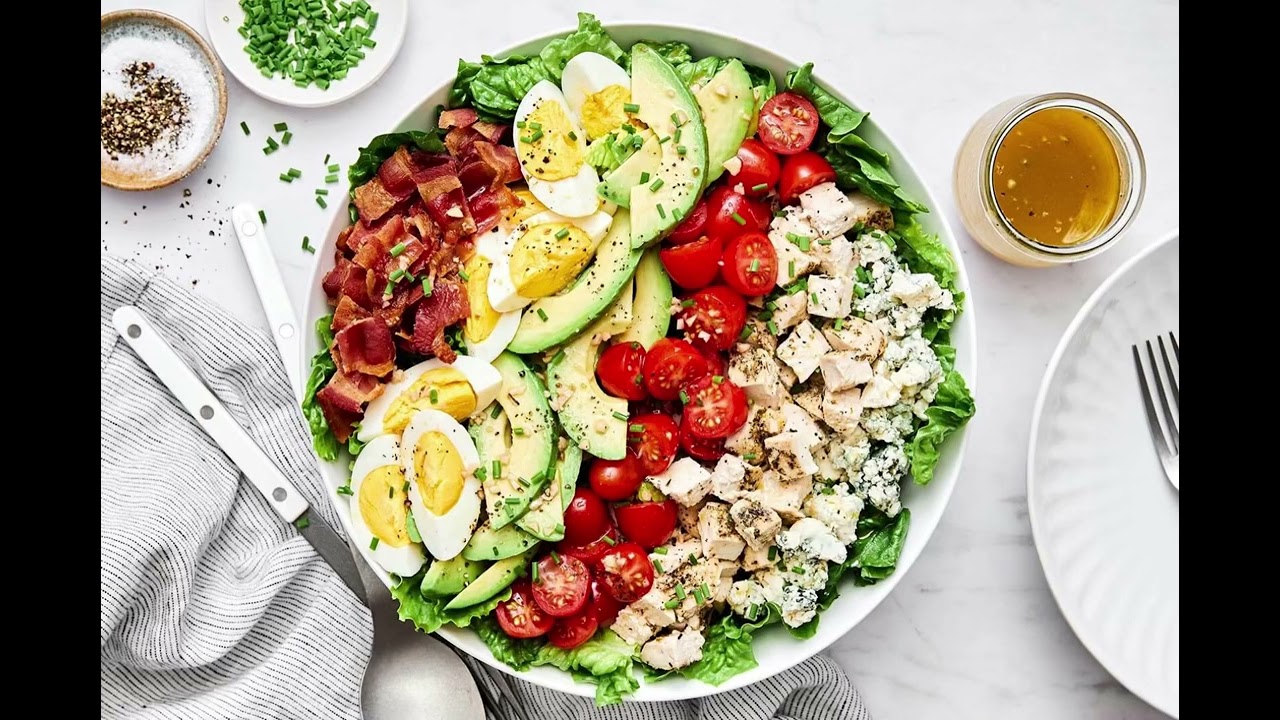 The Perfect Healthy Cobb Salad in Under 15 Minutes