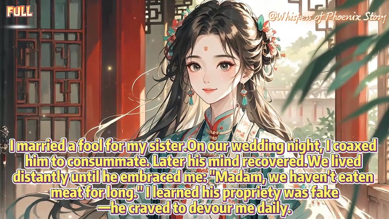 I married a fool for my sister.I taught him to"eat meat."Later he recovered,we lived distantly until