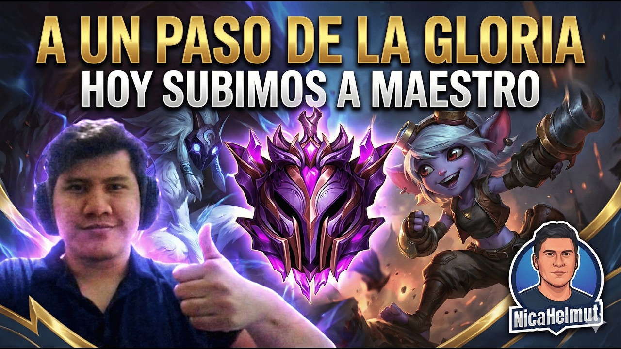 A UN paso de la Gloria: Hoy subimos a MAESTRO 🏆#kindred #tristana#NicaHelmut #Nicaragua #wildrift