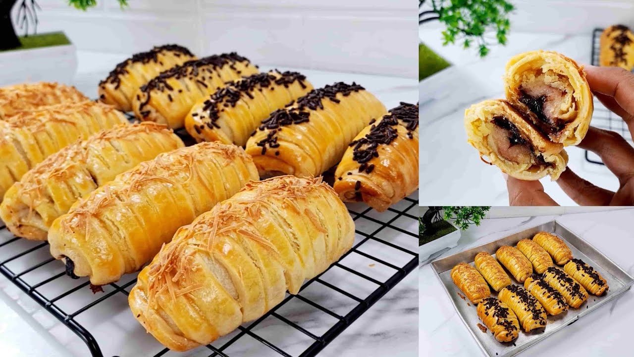 PUNYA PISANG DIBIKIN KYAK GNI ENAK BGT‼️ BOLEN PISANG LILIT OVEN TANGKRING ~ EKONOMIS TANPA KORSVET