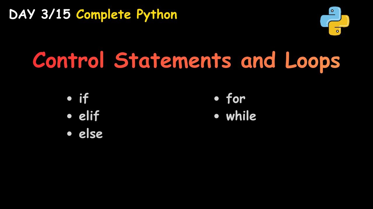 Conditional Statements & Loops in Python – Build Real Logic (Day 3)