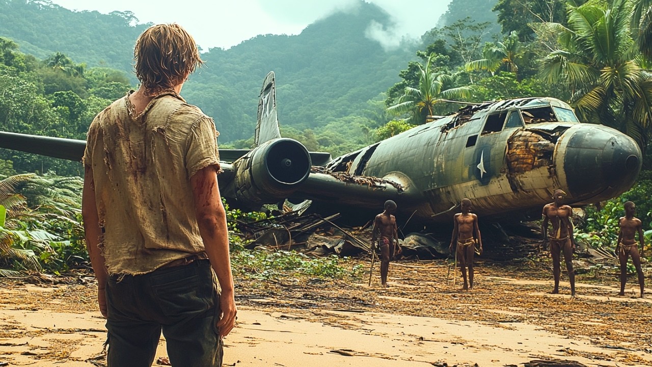 After a plane crash, he wakes up on an unknown island | The Best Action Adventure Movie