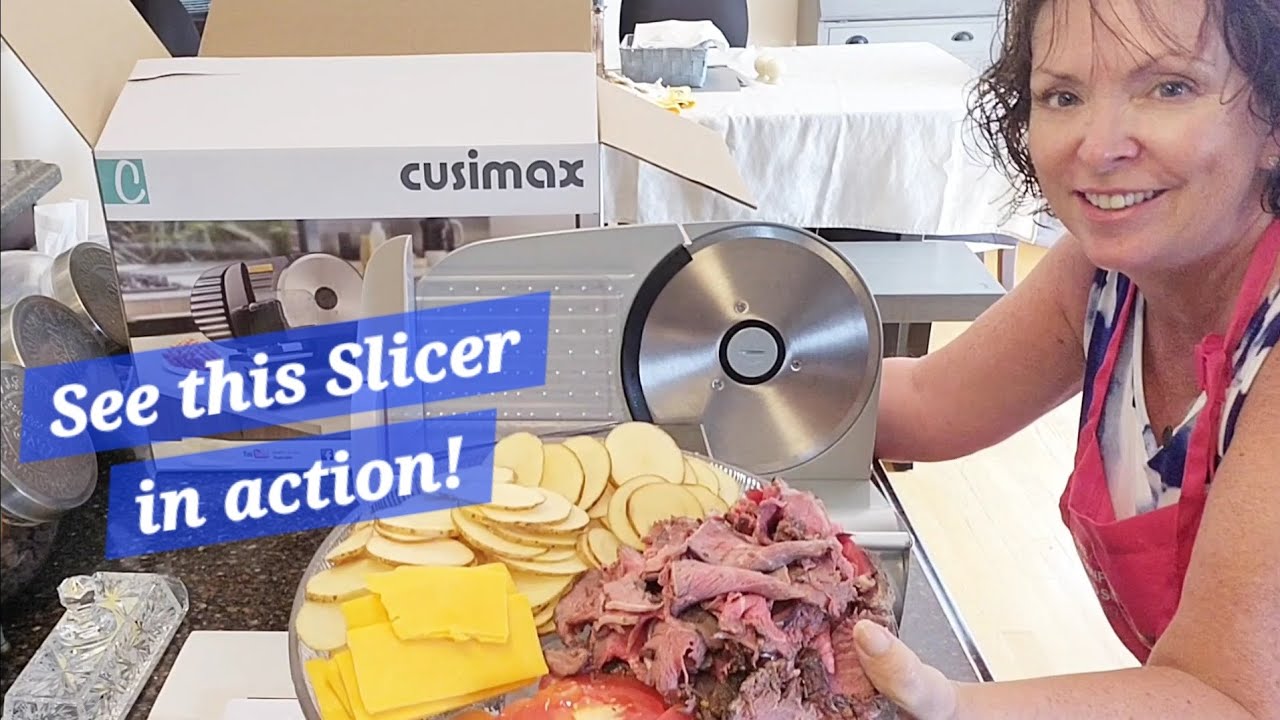 Demonstration review of this Cusimax electric slicer. #ad 