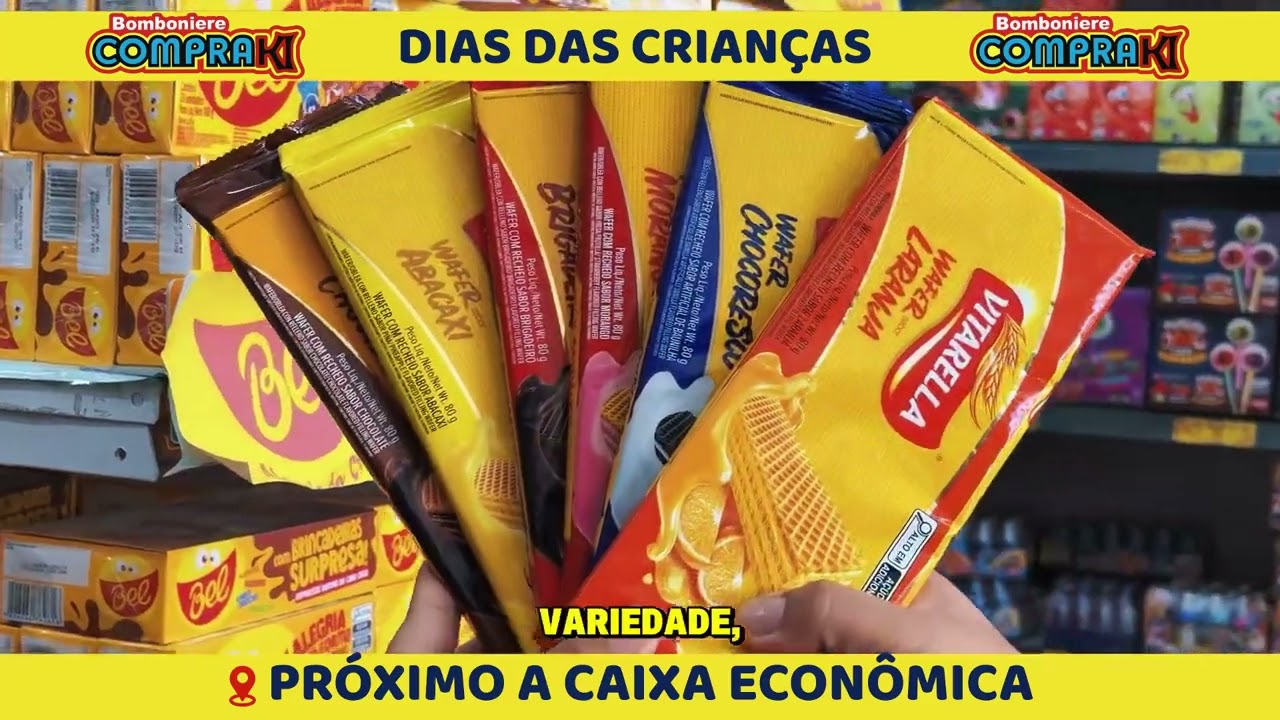 Bomboniere compraki BJ dia das crianças 2025
