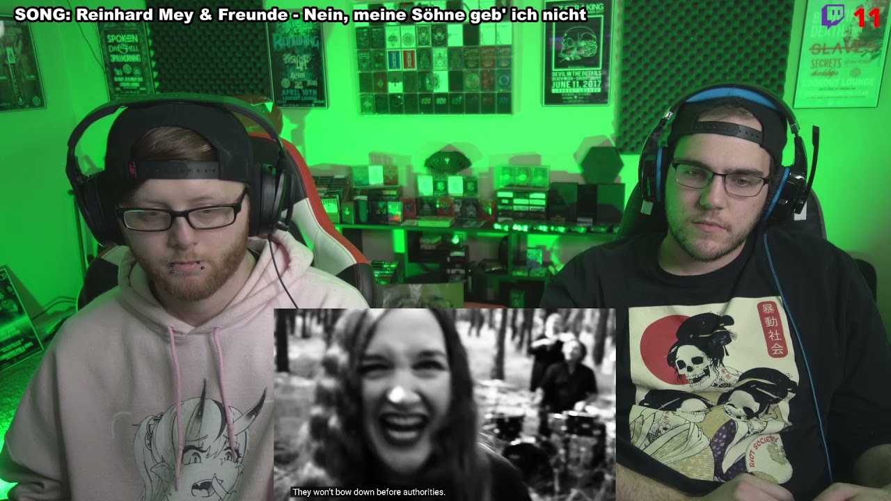 Live Stream Reactions!  |  Reinhard Mey & Freunde - Nein, meine Söhne geb' ich nicht