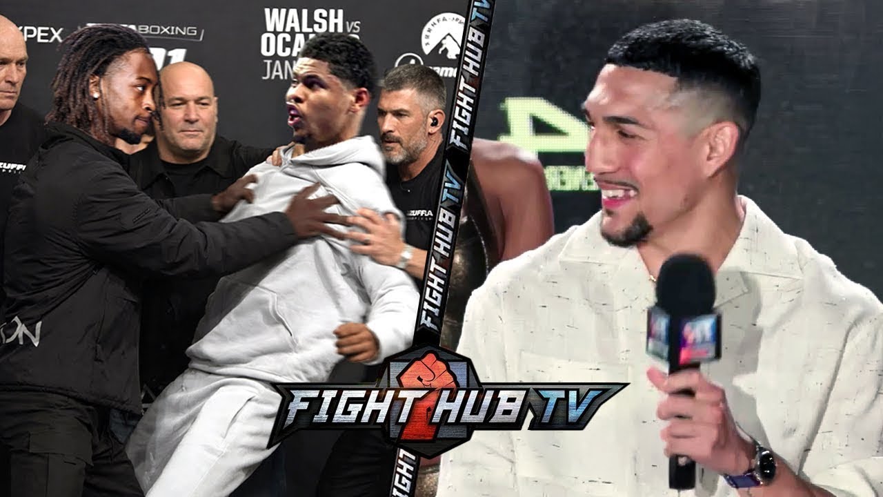 BREAKING: Keyshawn CRASHES Shakur Vs Teofimo Press Conference & SHOVES Shakur Stevenson