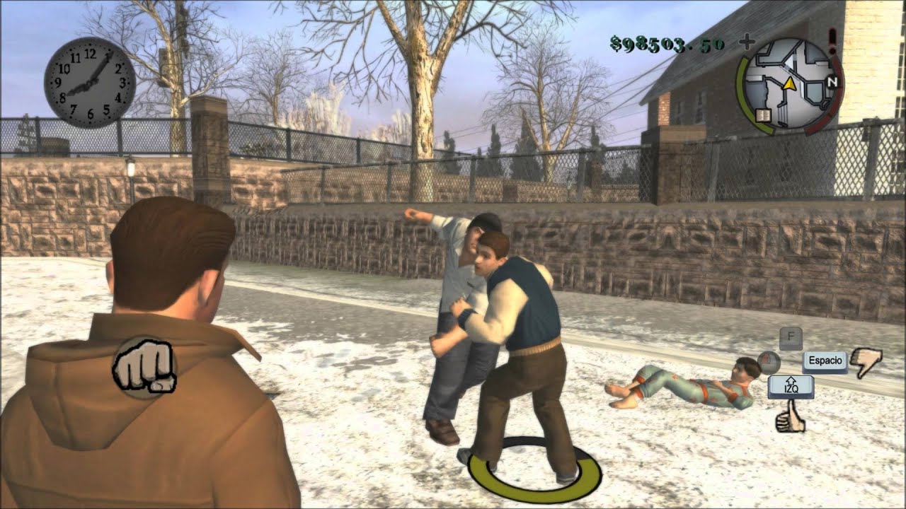 Bully SE: Russell Northrop (Bullies) vs Ted Thompson (Jocks) (Full HD)