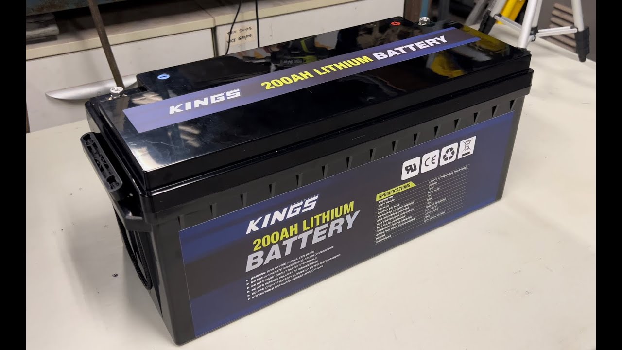 Kings 200ah lithium battery capacity and discharge
