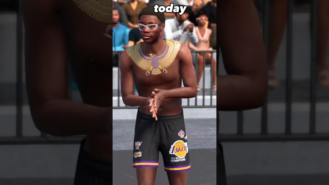 Bryce James Puts The Goat inside of a Pack 😂 #nba2k #shorts