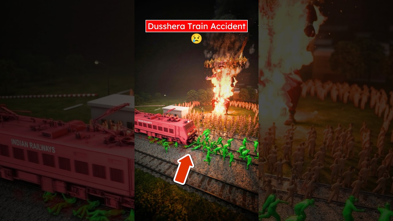 Dusshera Train Accident (3D) by Professor Of How