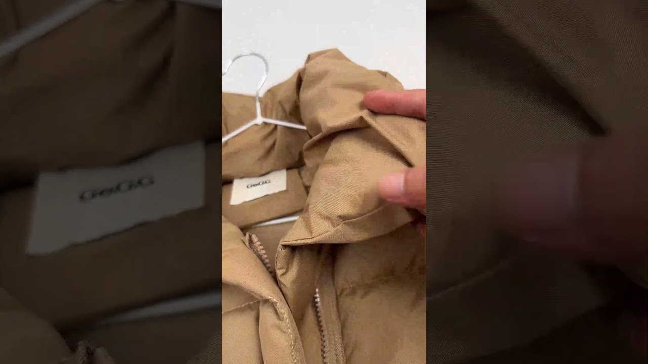Chic & Cozy: Go.G.G. Down Jacket Unboxing & First Impressions ❄️✨