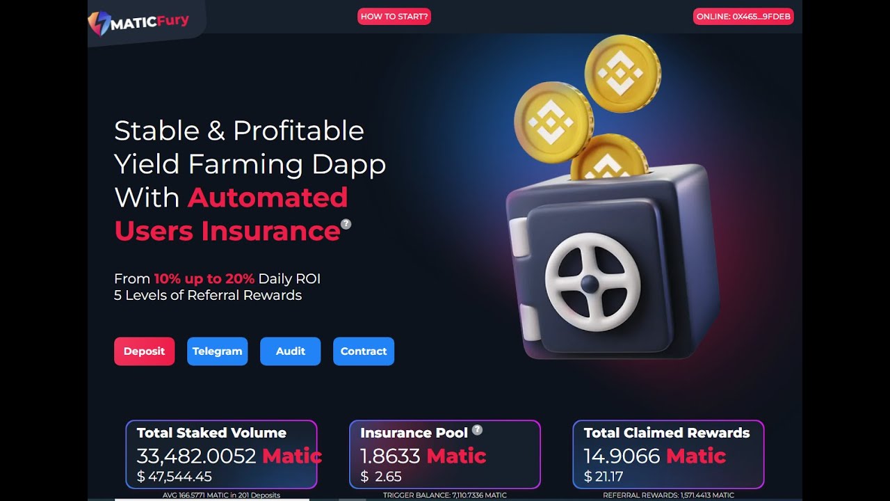 MATIC FURY MATIC STAKING DAPP