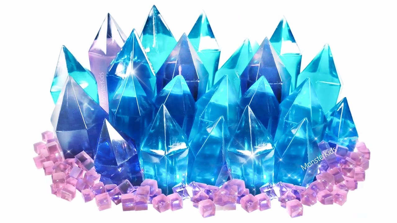 How to Make Gemstone Crystals Jelly ! Gem Jewelry Pudding Gummy l Satisfying Video