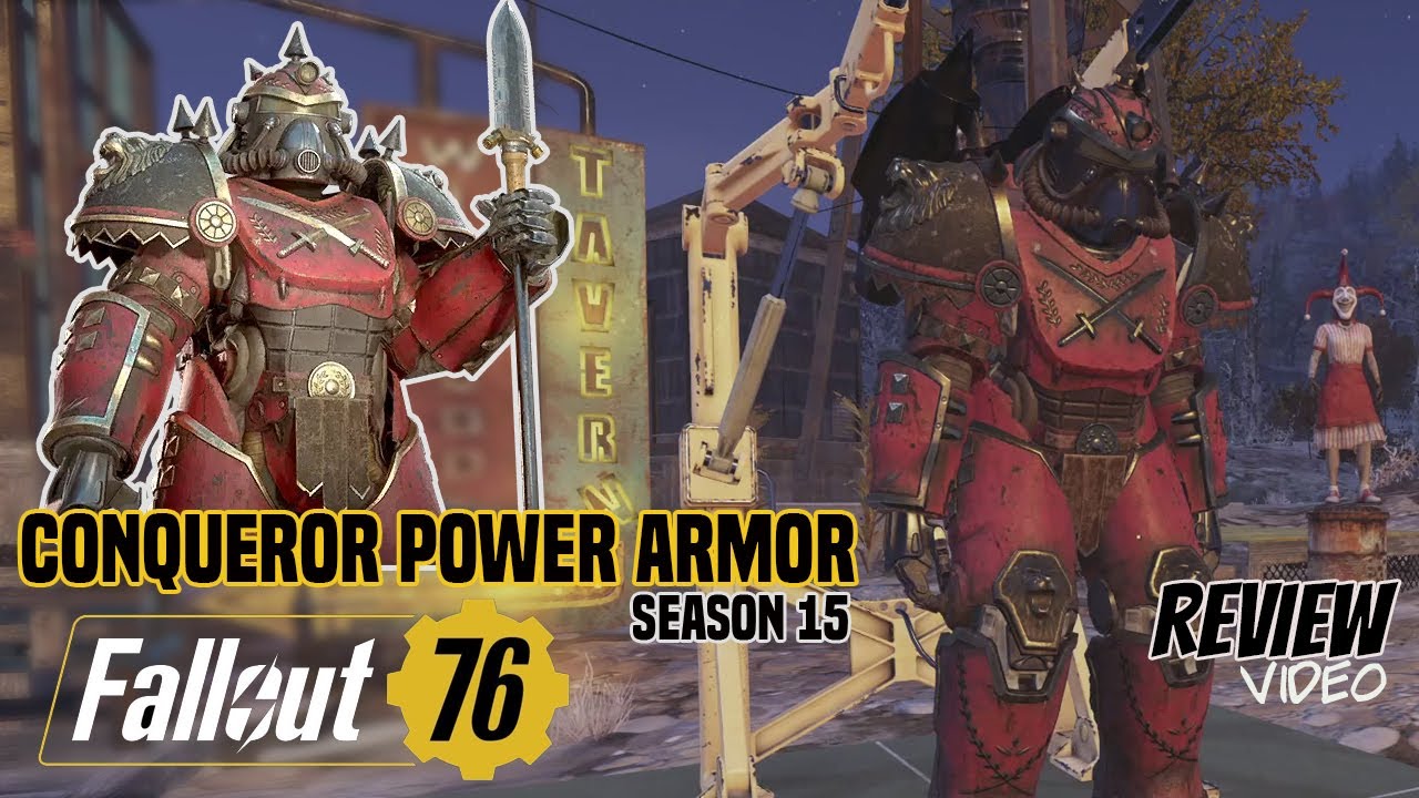 Fallout 76 - Conqueror Power Armor Paint Review [Season 15 Final Prize]
