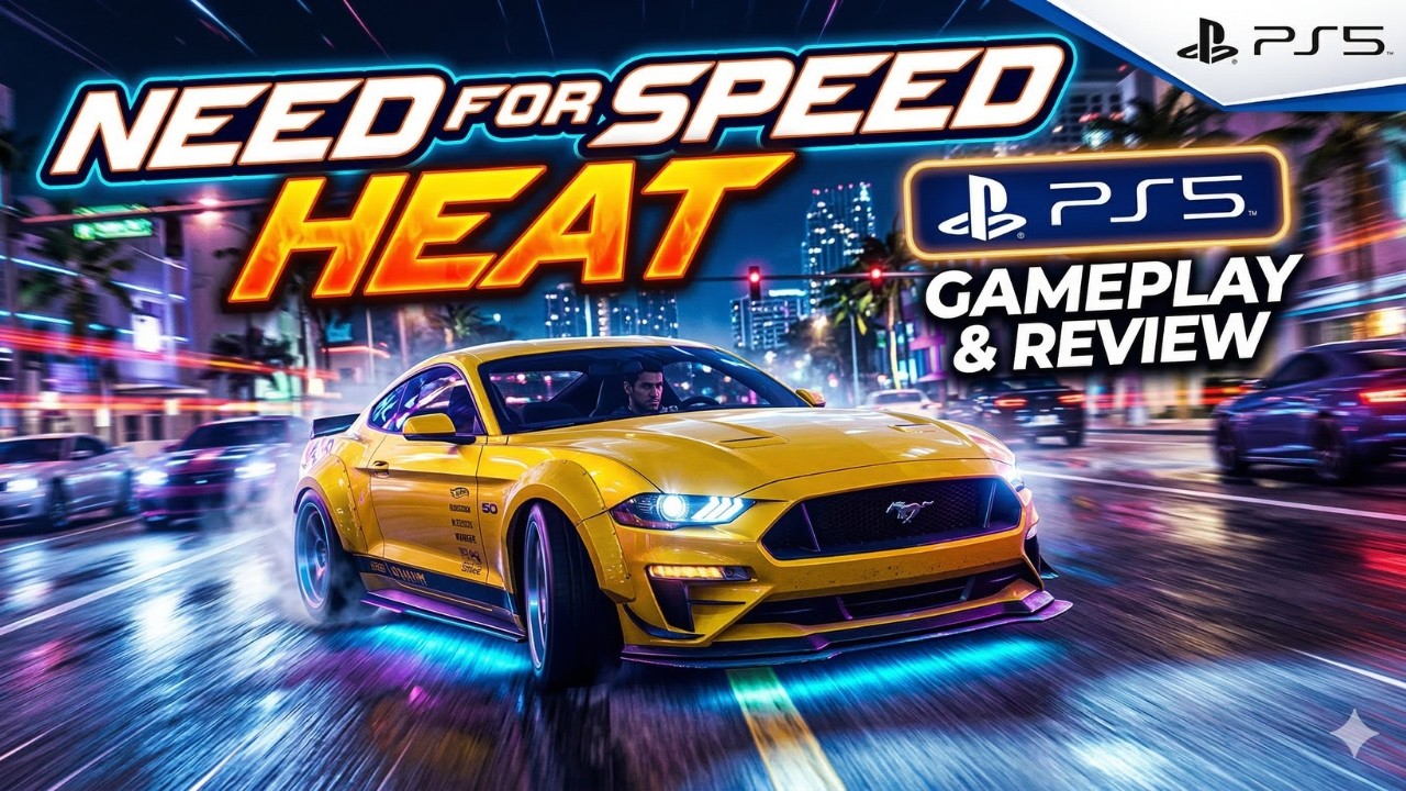 Геймплей Need for Speed ​​Heat на PS5 | Скоростные гонки, тюнинг автомобилей и погони с полицией