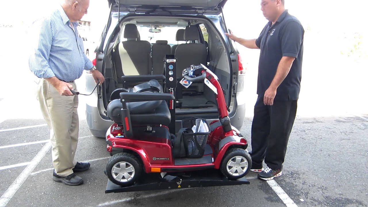 backpacker scooter lift, 2012 Toyota sienna, Celebrity x scooter