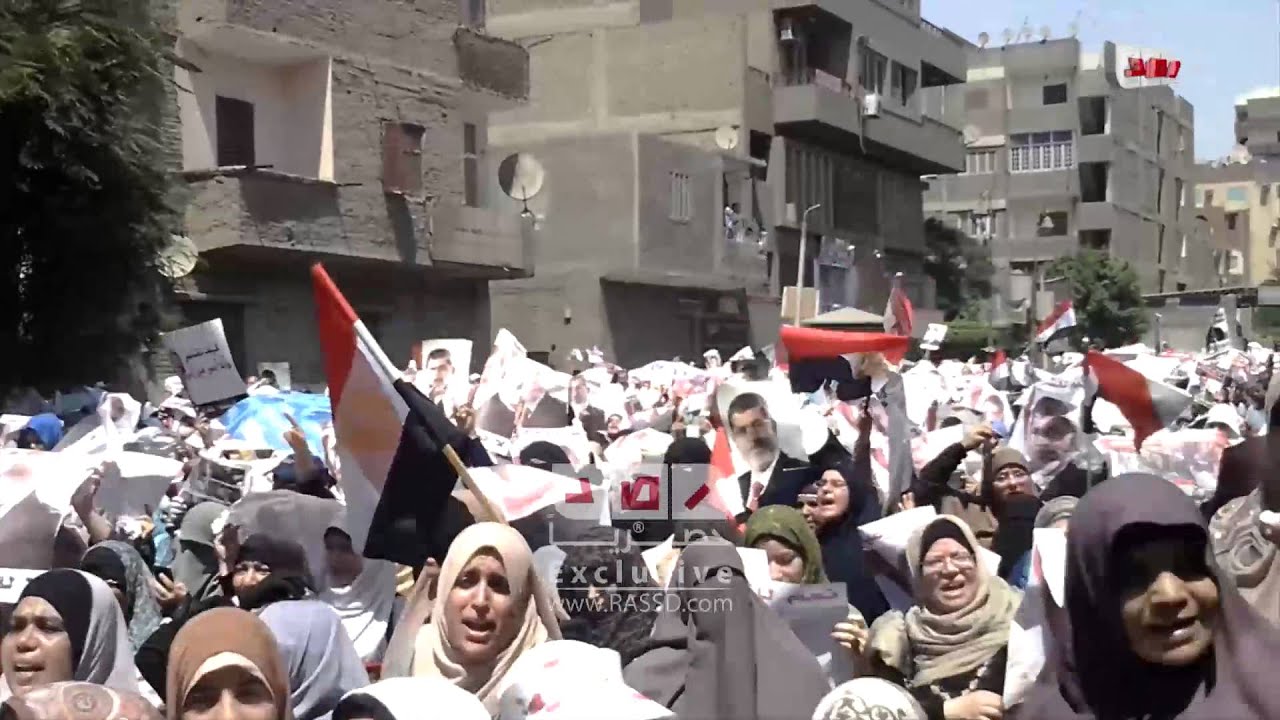 الاف المتظاهرين بحلوان 