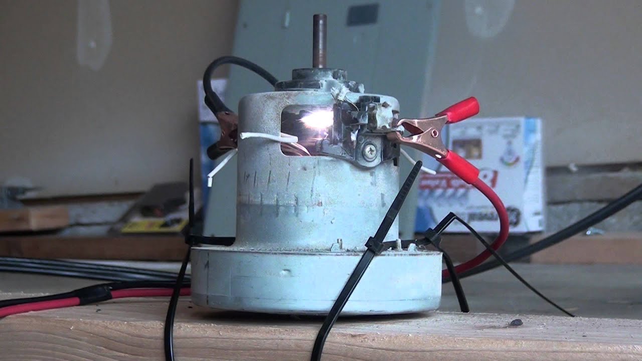 Vacuum Motor Burn Out with Flames