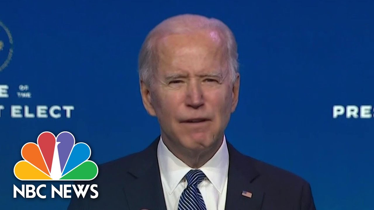 Joe Biden: BLM Protesters Would Have Been &lsquo;Treated Differently&rsquo; At Capitol Demonstrations | NBC News