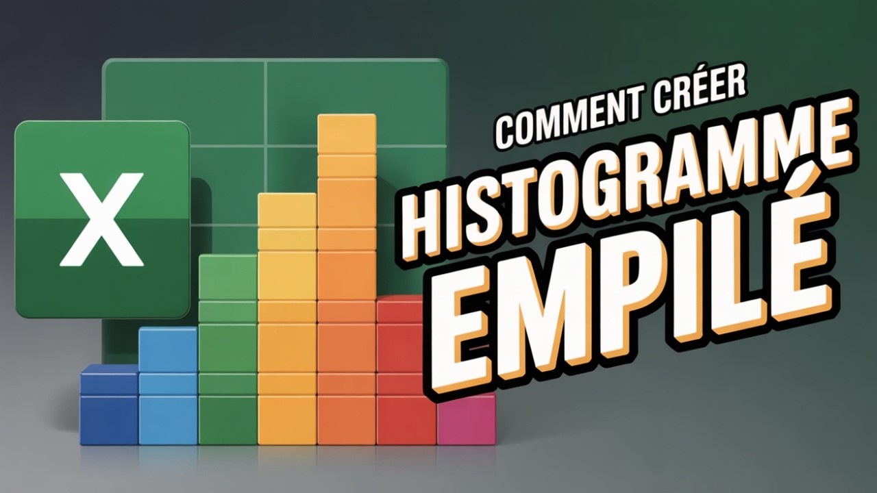 Excel : Créer un Histogramme Empilé 📊 en 1 Minute !
