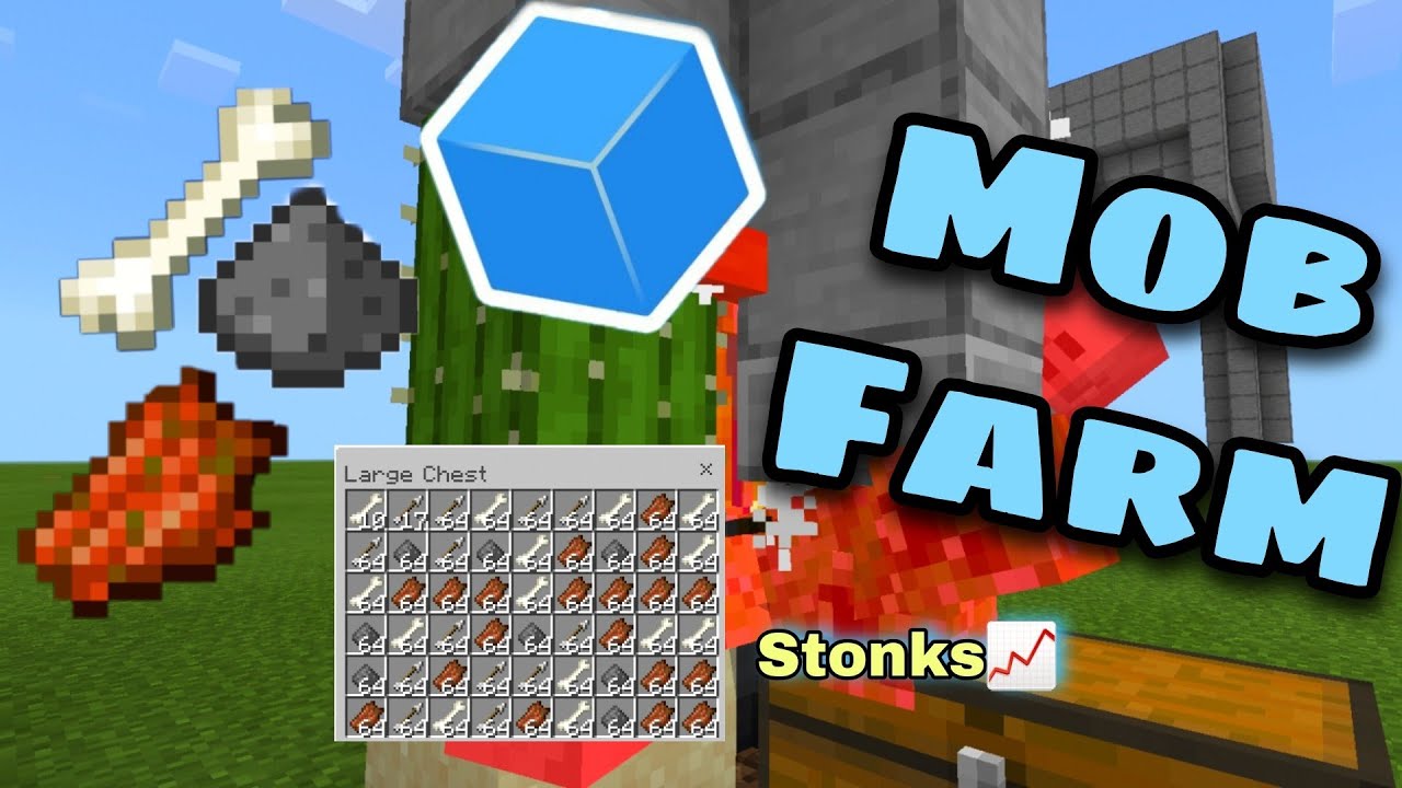 Easy Mob Farm Design | Automatic/Manual | Cubecraft Skyblock