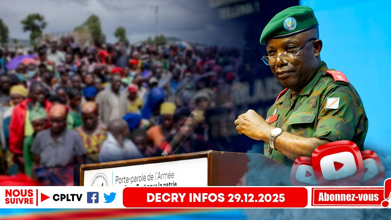 DECRY INFOS 29.12.25,TUTSI-BANYARWANDA, SONT-ILS CONGOLAIS?DOHA-TOGO,FATSHI PLAQUE TOUT,ET APRES?