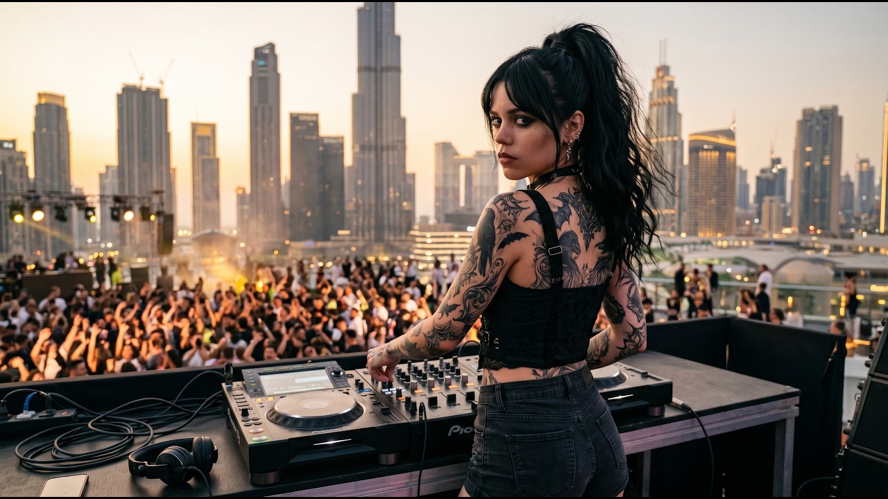 Pure Hypnotic Dark House 2026 🖤 Dubai Rooftop Party | 1 Hour Nonstop Deep Obsession & Deep Focus