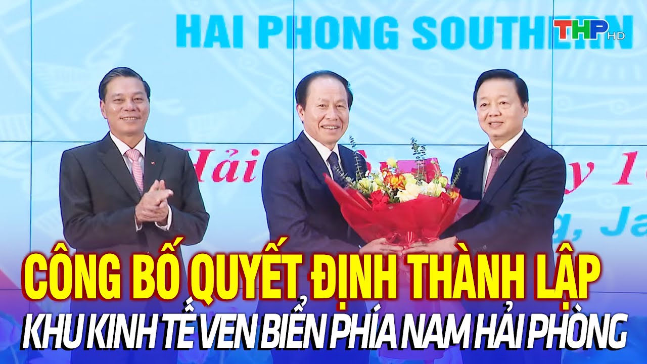 Bản tin thời sự tối (16/01/2025) | Công bố quyết định thành lập Khu KT ven biển phía Nam Hải Phòng