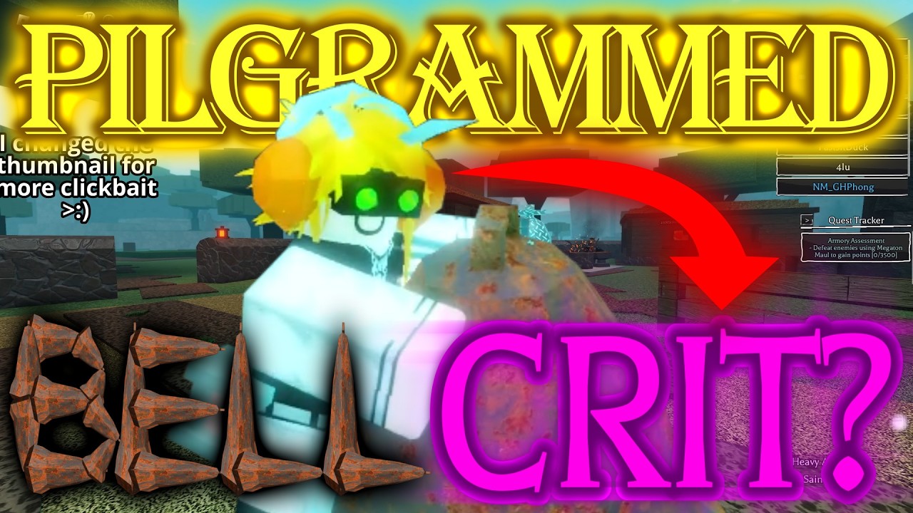 FIRST EVER BELL CRIT BUILD✅✅✅| PILGRAMMED ROBLOX