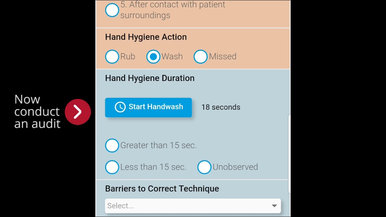 How to conduct a Hand Hygiene audit using the MEG Audit Tool